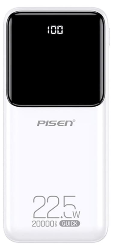 Pin sạc dự phòng Pisen 20.000 mAh TP-D039 22.5W Màu trắng
