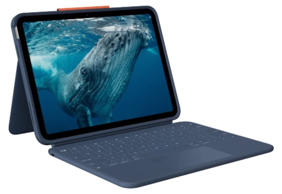 Bao da kèm bàn phím Logitech Rugged Combo 4 cho Ipad A16/Gen 10