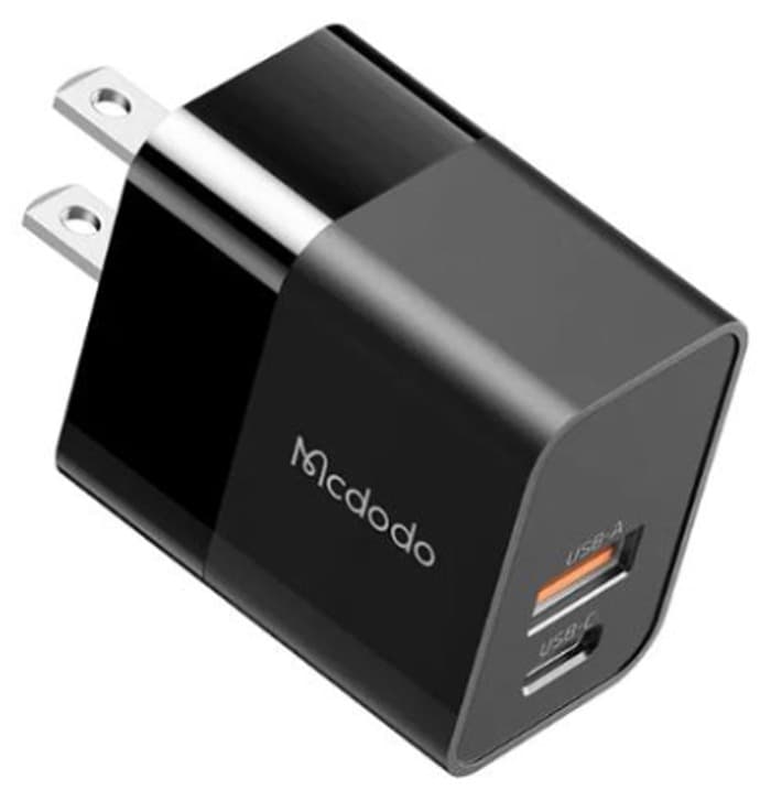 Củ sạc Mcdodo 1 cổng type C 1 cổng USB 20W CH-1311