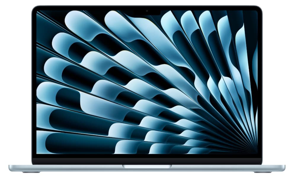 Laptop Apple Macbook Air M5 (512GB SSD · 16GB · 15.3inch) — sky blue