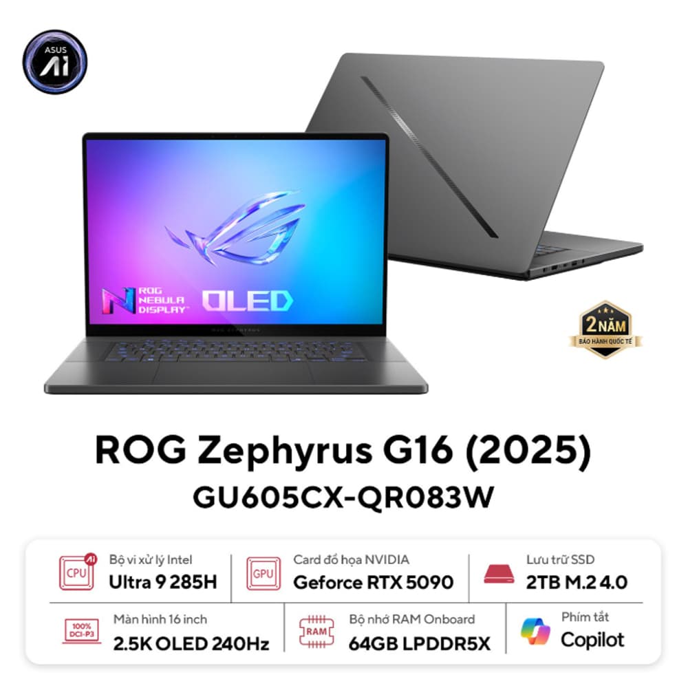 Laptop Asus Gaming ROG Zephyrus G16 GU605CX-QR083W