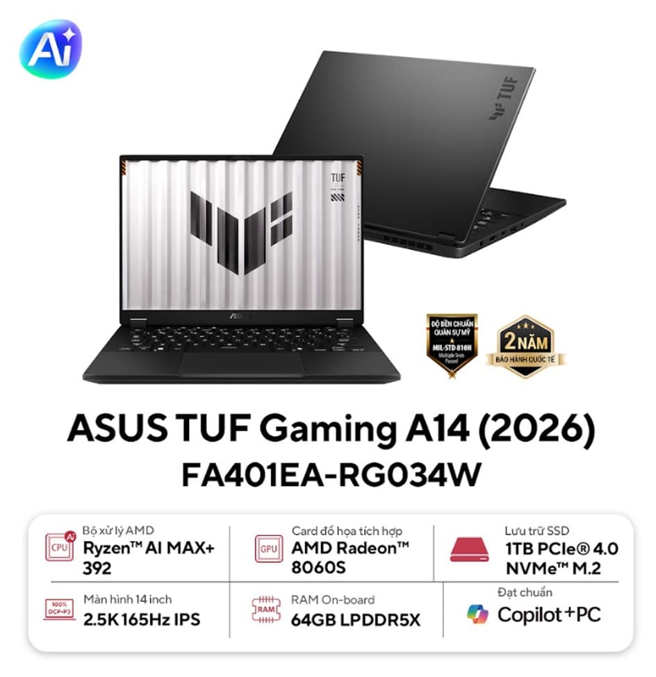 Laptop Asus TUF Gaming A14 FA401EA-RG034W