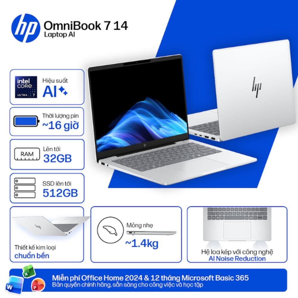 Laptop HP OmniBook 7 14-fr0027TU C1MN1PA