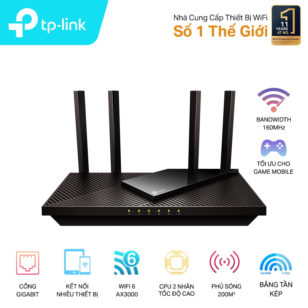 Bộ phát wifi 6 TP-Link Archer AX55