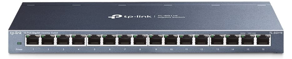 Switch TP-Link TL-SG116 (Gigabit (1000Mbps)/ 16 Cổng/ Vỏ Thép)