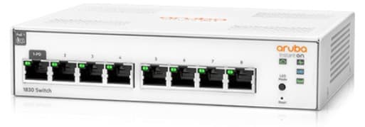 Switch Aruba Instant On 1830 8G JL810A (Gigabit (1000Mbps)/ 8 Cổng/ Smart Switch/ Vỏ Thép)