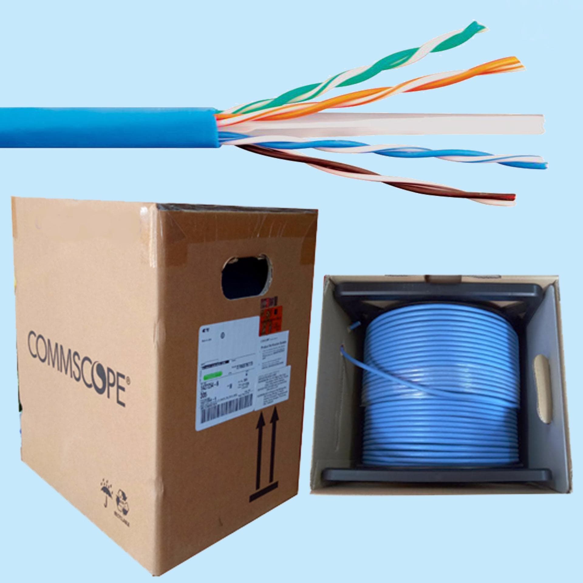 Cuộn cáp mạng Commscope/AMP CAT6 1427254-6