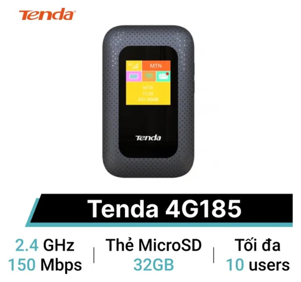 Bộ phát wifi 4G Tenda 4G185
