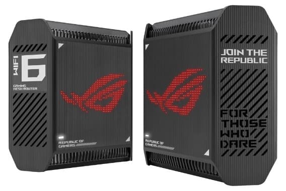 Bộ phát wifi 6 Asus ROG Rapture Gaming GT6 Black 2-Pack