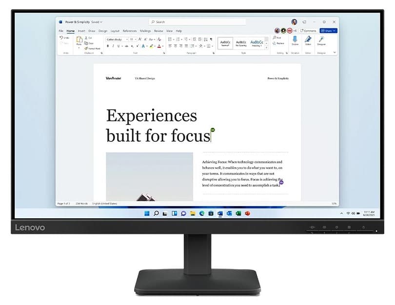 Màn hình Lenovo L24-4e 68C2KAC1VN Black