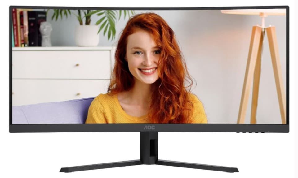 Màn hình đồ họa AOC CU34B3E (34Inch/ UWQHD (3440×1440)/ 1ms/ 120Hz/ 300cd/m2/ VA/ USB-C)