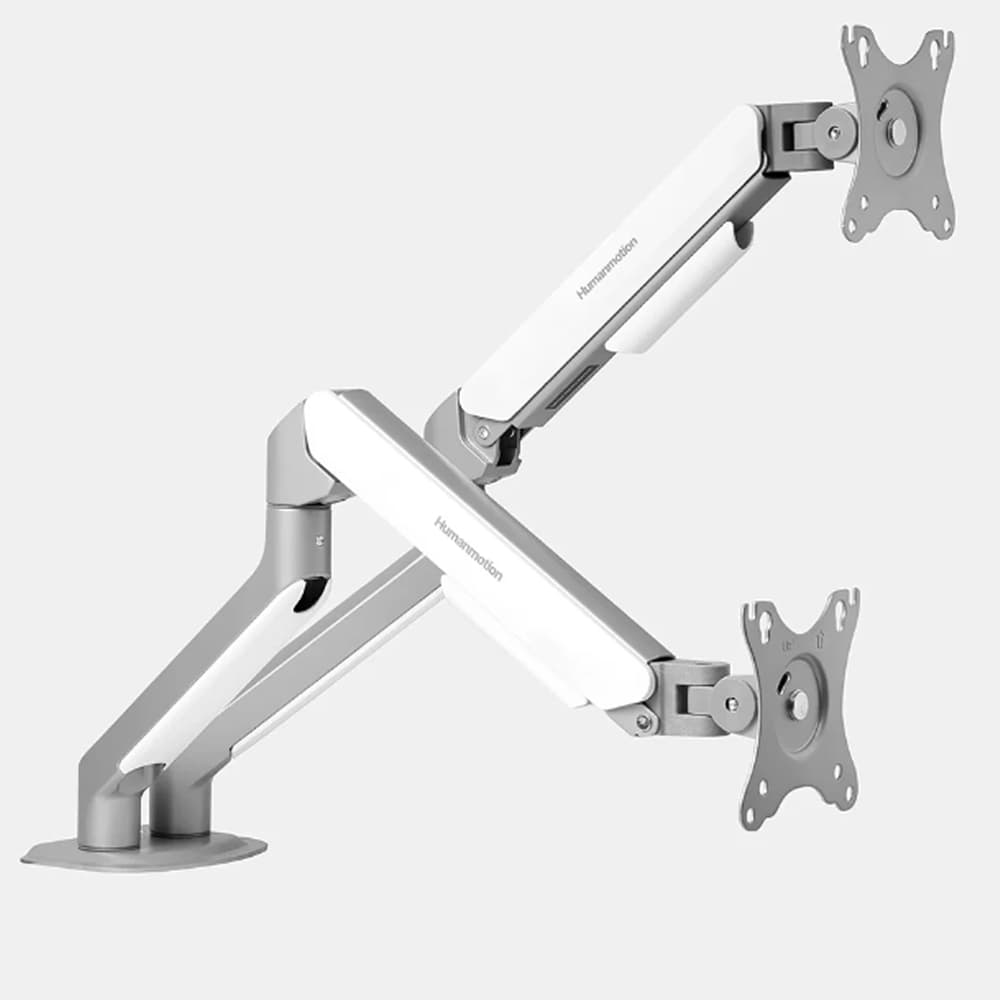 Giá treo màn hình HyperWork T6 Pro Dual 2025-SLV