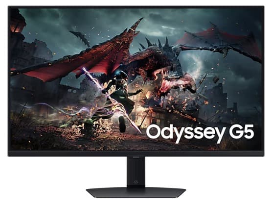 Màn hình gaming Samsung Odyssey G5 LS32DG502EEXXV (32Inch/ QHD (2560×1440)/ 1ms/ 180Hz/ IPS)