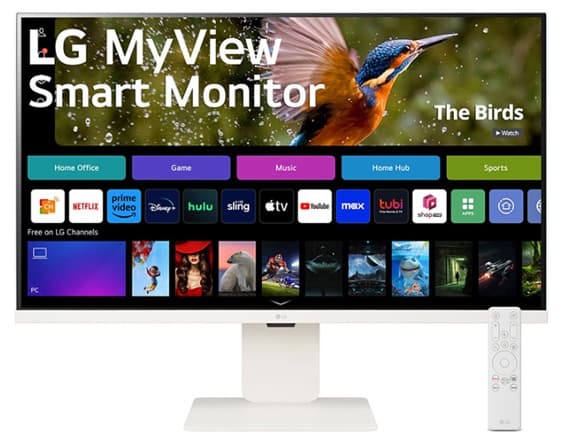 Màn hình thông minh LG MyView 32SR83U-W (31.5Inch/ 4K (3840 x 2160)/ 5ms/ IPS/ Loa/Wi-Fi/Bluetooth)
