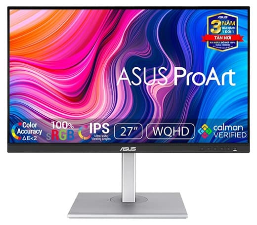 Màn hình đồ họa Asus ProArt PA278CV/P (27.0Inch/ 2K (2560×1440)/ 5ms/ 75HZ/ 350cd/m2/ IPS/ Loa/ USB-C)
