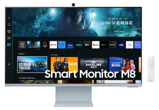 Màn hình thông minh Samsung M8 LS32CM80BUEXXV Xanh dương (31.5Inch/ 4K (3840 x 2400)/ 4ms/ 60HZ/ 400cd/m2/ VA/ Tích hợp