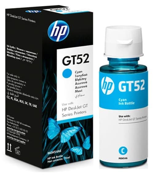 Mực in phun HP GT52 Cyan M0H54AA