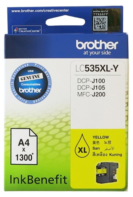 Mực in phun Brother LC-535XLY