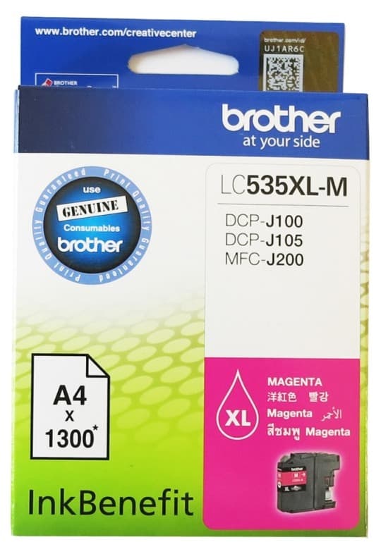Mực in phun Brother LC-535XLM