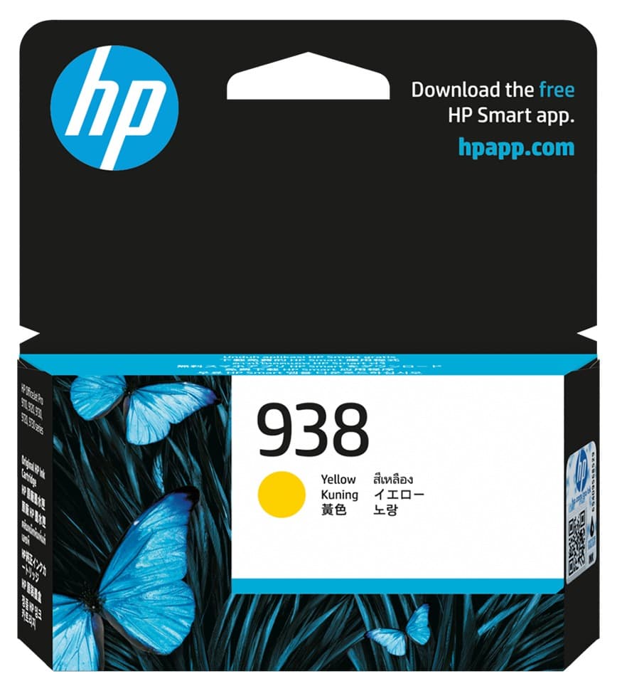 Mực in phun HP 938 Yellow Original Ink Cartridge 4S6X7PA