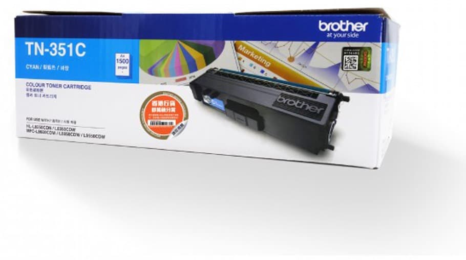 Mực hộp in laser Brother TN-351C