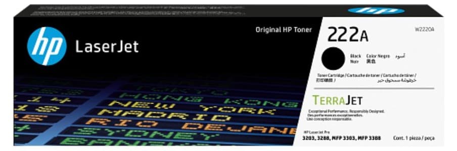 Mực in laser HP 222A Black W2220A