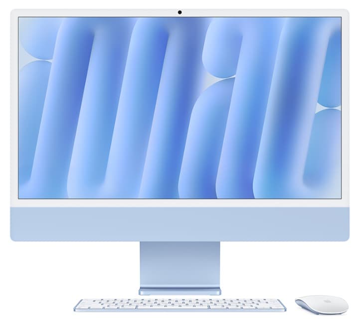 Máy tính AIO Apple IMAC M4 (Blue · 512GB SSD · 10 core GPU) — md2t4sa