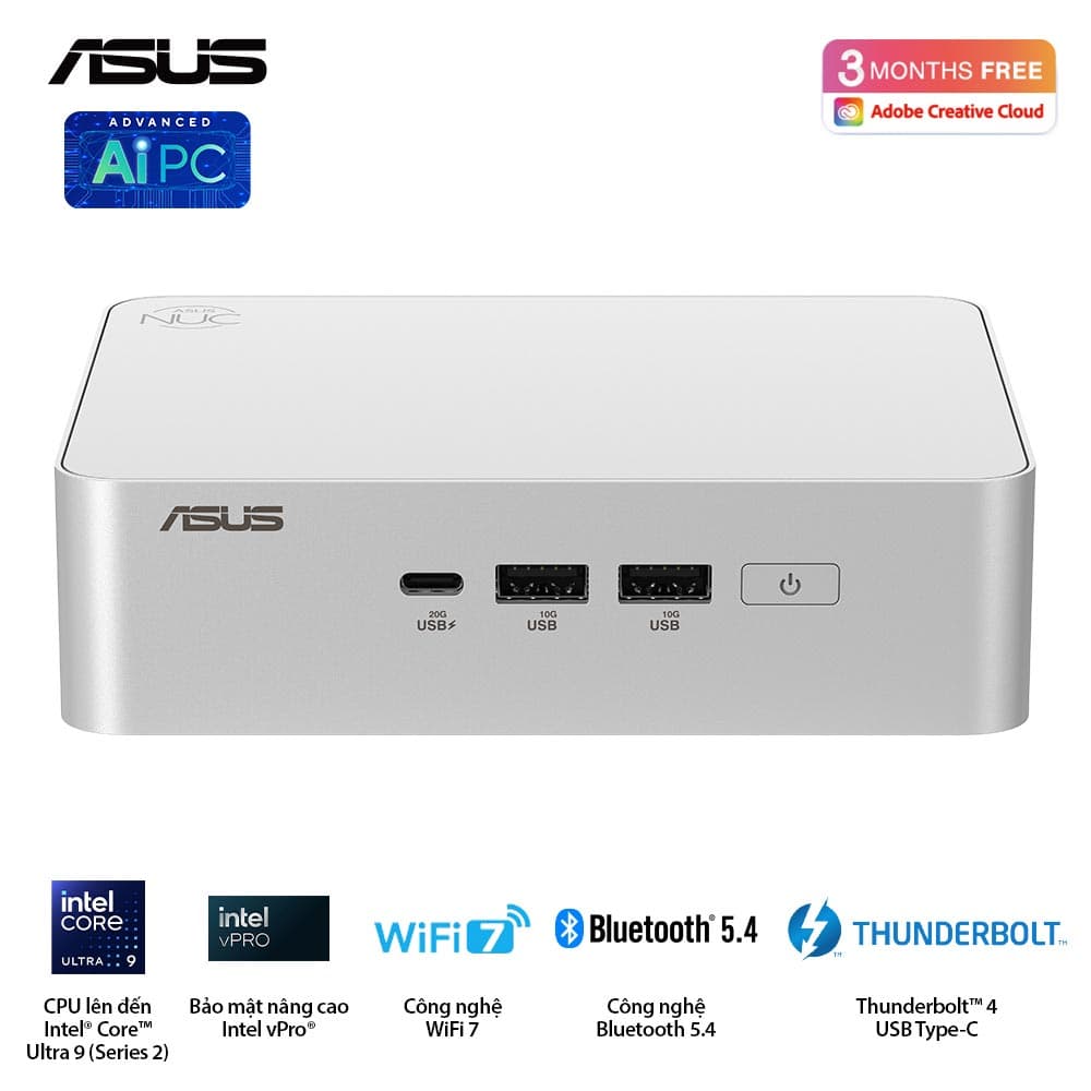 Mini PC Asus NUC 15 Pro Plus Tall NUC15CRSU5
