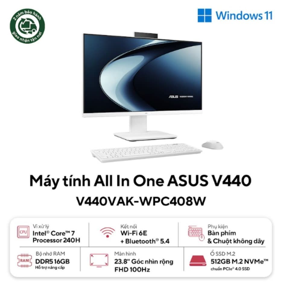 Máy tính AIO Asus V440VAK-WPC408W
