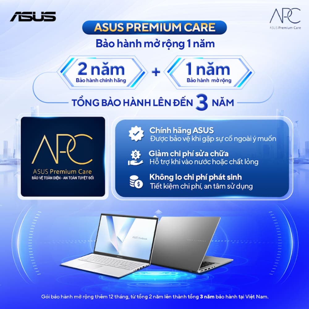 Gói dịch vụ gia hạn bảo hành Laptop Asus IWEP-12M 12 tháng
