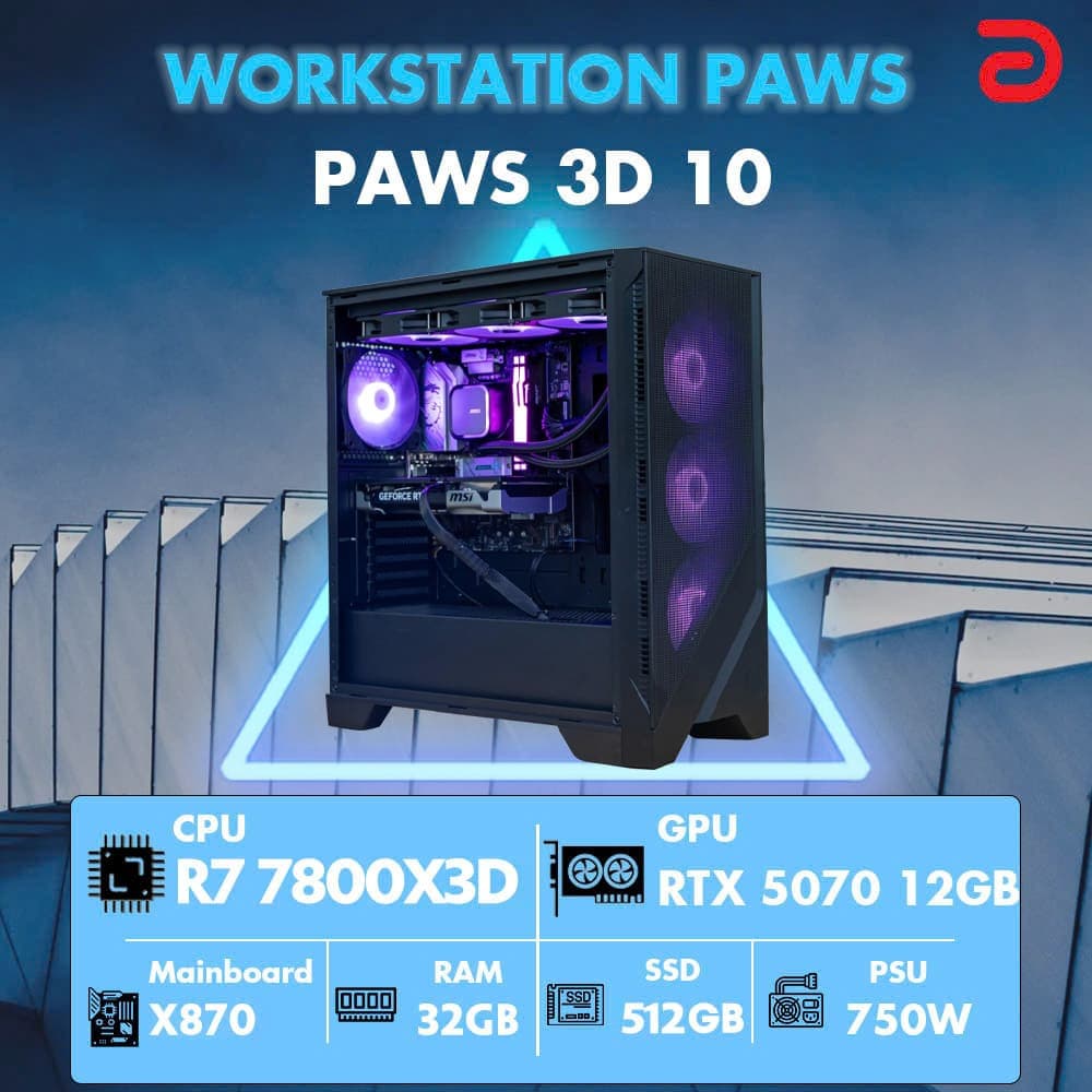 Máy tính PAWS 3D 10