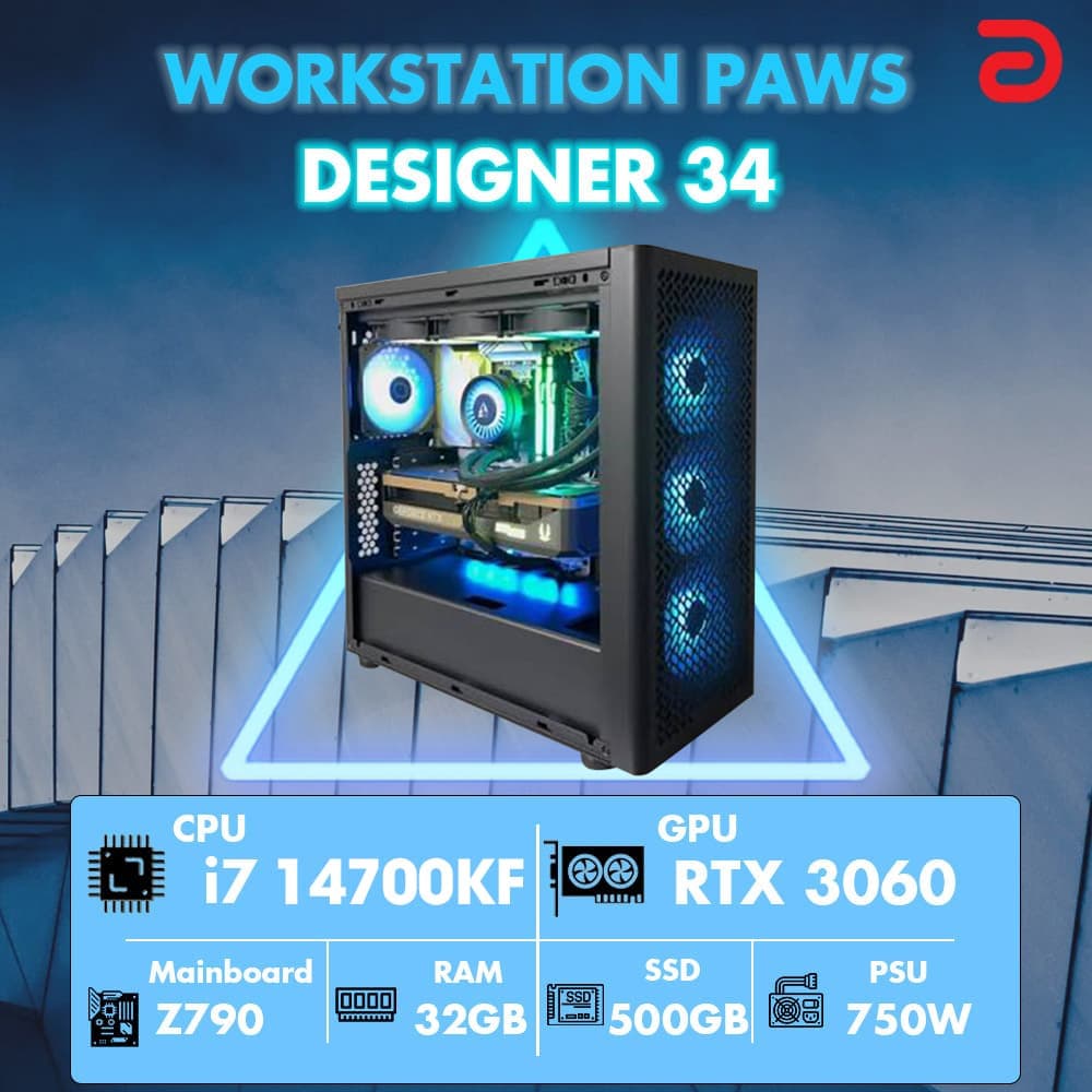 Máy tính PAWS DESIGNER 34
