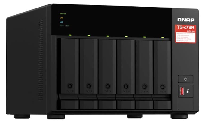 Thiết bị lưu trữ NAS Qnap TS-673A-8GB