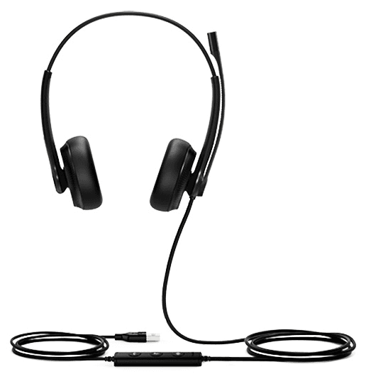 Tai nghe tổng đài Yealink UH34 Dual đệm da