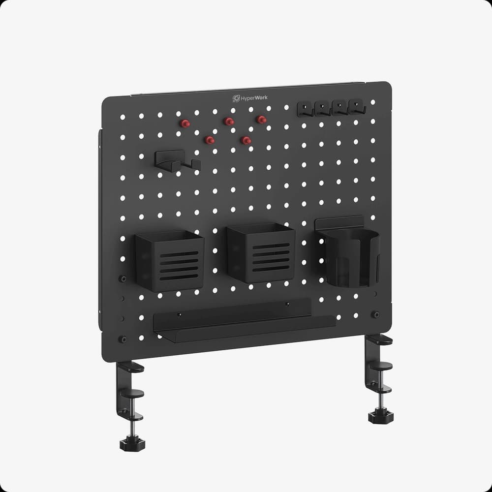 Bảng treo đồ pegboard HyperWork PG02 – Đen
