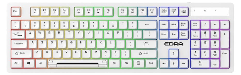 Bàn phím E-Dra EK506 Trắng