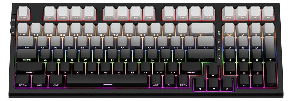 Bàn phím cơ Newmen Gaming GM328 Plus, Gradient Gray