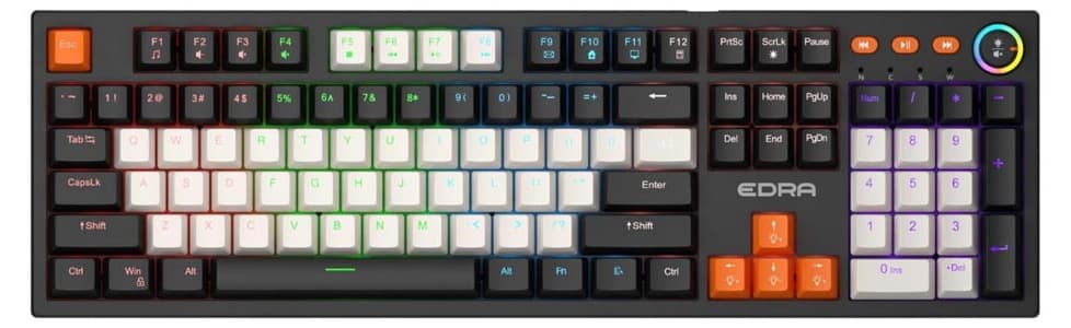 Bàn phím cơ E-Dra EK3104K Blue Switch