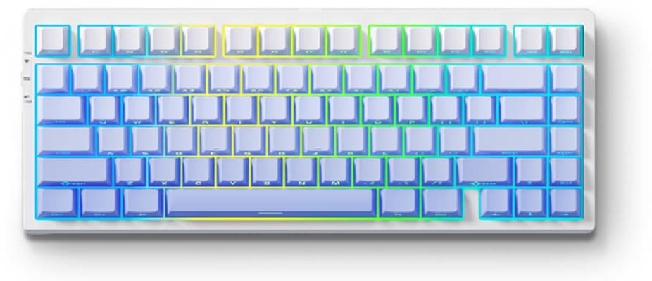Bàn phím cơ MCHOSE 3 Modes G75 Pro Glacier Gradient Matcha Latte switch