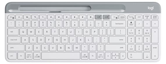 Bàn phím không dây Logitech K580 Slim (Trắng)