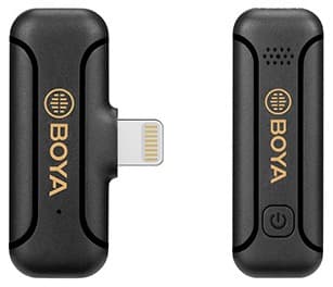 Microphone thu âm không dây Boya BY-WM3T2-D1 qua Ligtning