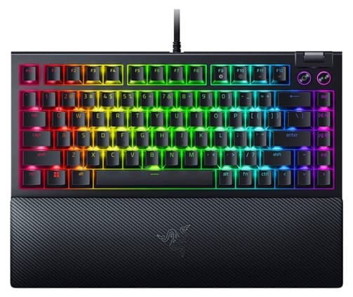 Bàn phím cơ Razer Blackwidow V4 75% Black Tactile