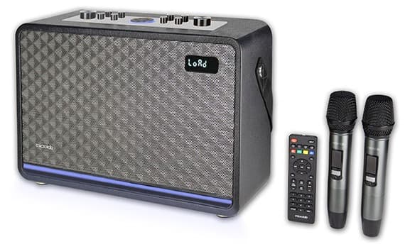 Loa Bluetooth Microlab KTV200 Pro (kèm 2 micro không dây) – Màu đen