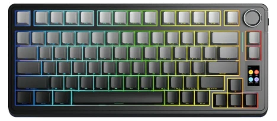 Bàn phím cơ Aula 3 MODE S75 PRO Xám đen gradient Star Vector switch
