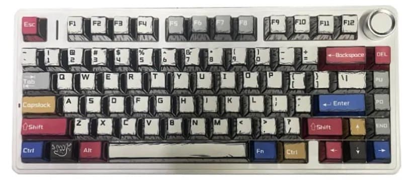 Bàn phím cơ Aula 3 MODE F75 Comic Reaper switch