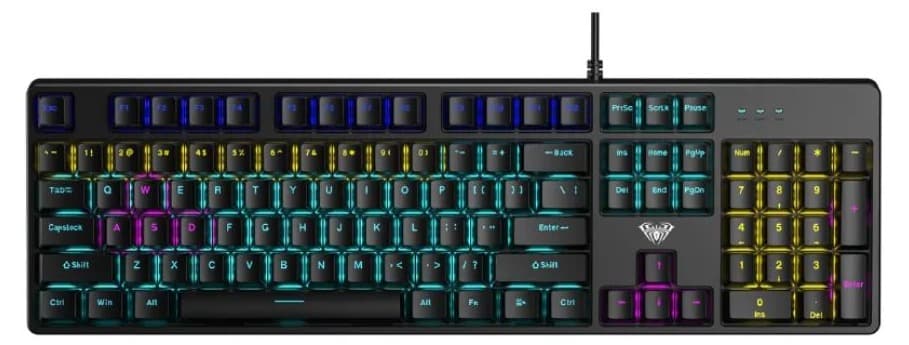 Bàn phím cơ Aula S2022 Pro Đen Red Switch