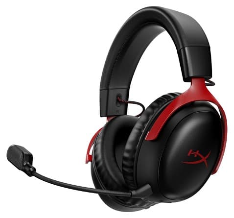 Tai nghe không dây Gaming HP HyperX CLOUD III WIRELESS BLK/RED GAM 77Z46AA