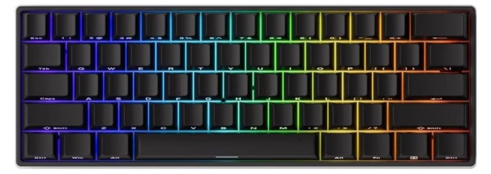 Bàn phím cơ AKKO FUN60 Max SP Black Glare Magnetic Switches (Tri-mode) 8K in 2.4G