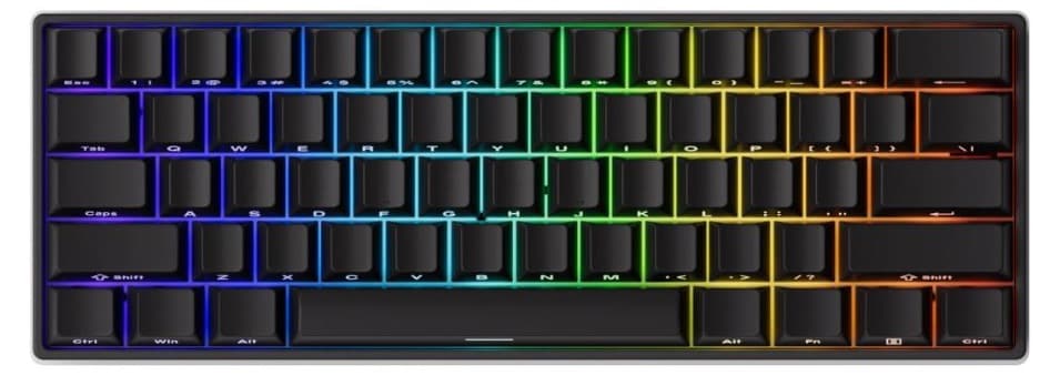 Bàn phím cơ AKKO MonsGeek FUN60 Pro SP Black Glare Magnetic Switches