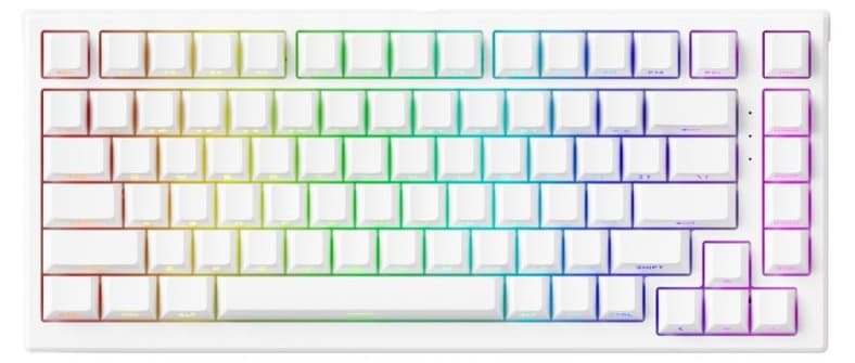 Bàn phím cơ AKKO TAC75 White HE AstroAim Magnetic Switch